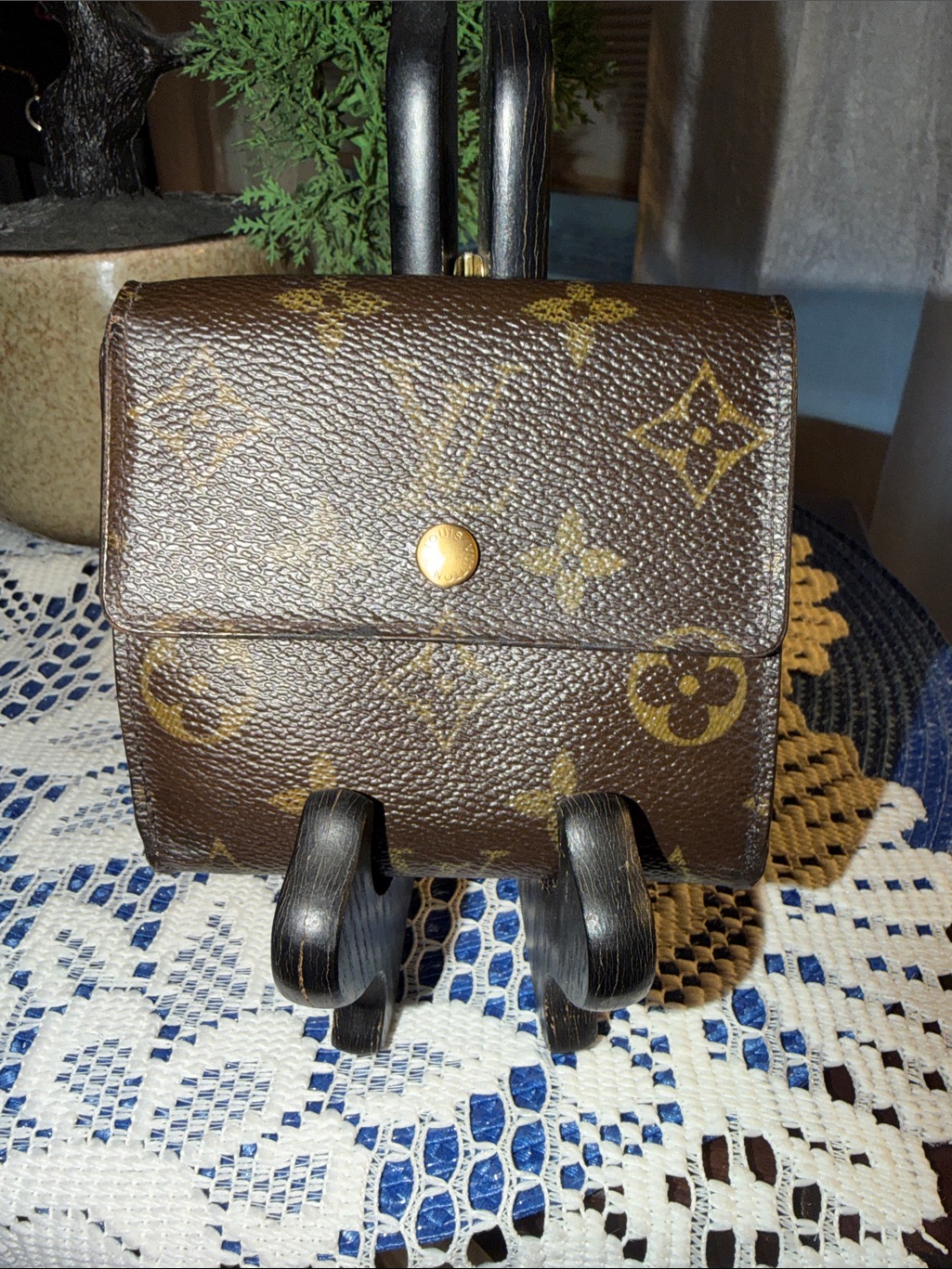 Brown Monogram Compact Wallet